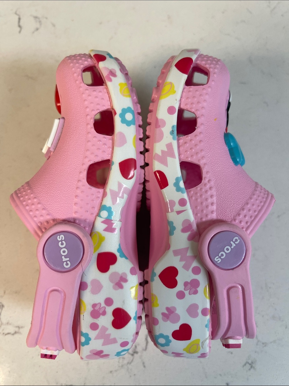 Crocs Kids' x Disney Minnie Mouse Classic Clogs Size 6 Style # 210894 - Picture 8 of 17
